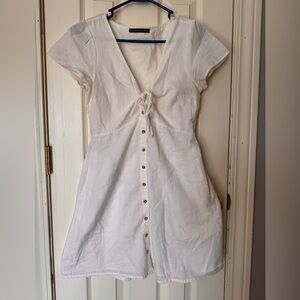 Abercrombie & Fitch Cream V-Neck Top